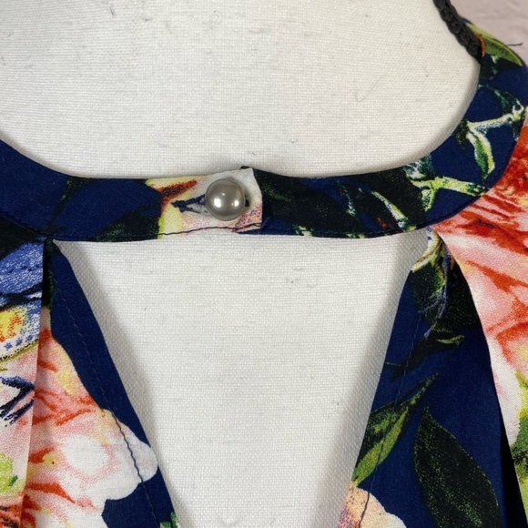 Umgee Boho Floral Peasant Dress size Medium - Picture 5 of 15